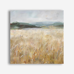 Field of Gold I (Square) Canvas Wall Art Print