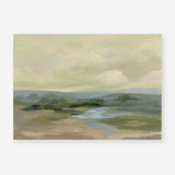 Muted Green Landscape Art Print