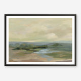 Muted Green Landscape Art Print