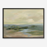 Muted Green Landscape Art Print