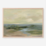 Muted Green Landscape Art Print