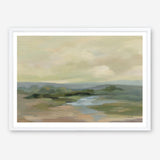 Muted Green Landscape Art Print