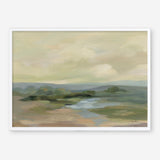 Muted Green Landscape Art Print