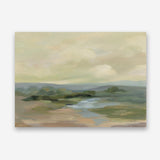 Muted Green Landscape Canvas Print