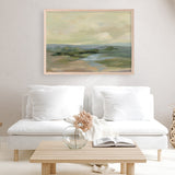 Muted Green Landscape Art Print