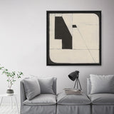 Someday Soon Tan (Square) Canvas Print