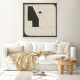 Someday Soon Tan (Square) Canvas Print