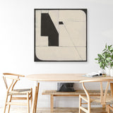 Someday Soon Tan (Square) Canvas Print