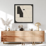 Someday Soon Tan (Square) Art Print