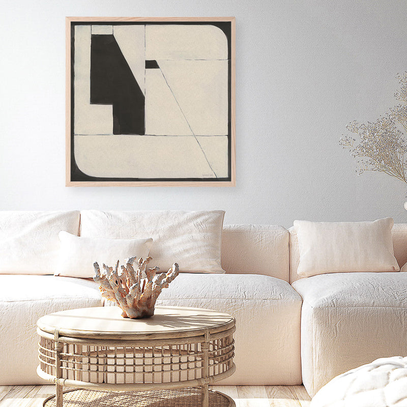 Someday Soon Tan (Square) Art Print