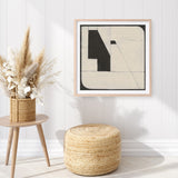 Someday Soon Tan (Square) Art Print