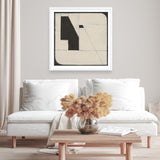 Someday Soon Tan (Square) Art Print