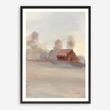 Monochromatic Farm View II Art Print