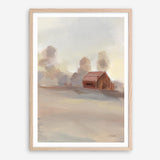 Monochromatic Farm View II Art Print