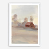 Monochromatic Farm View II Art Print