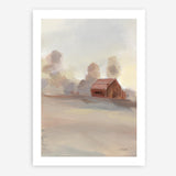 Monochromatic Farm View II Art Print