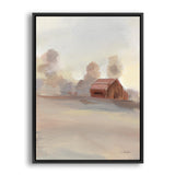 Monochromatic Farm View II Canvas Print