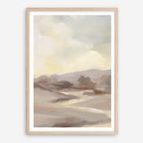 Monochromatic Farm View III Art Print