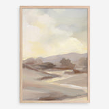 Monochromatic Farm View III Art Print