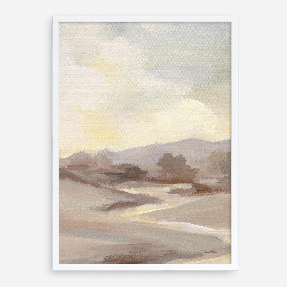Monochromatic Farm View III Art Print