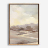 Monochromatic Farm View III Canvas Print