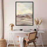 Monochromatic Farm View III Canvas Print