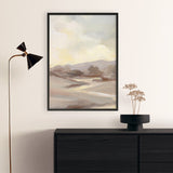 Monochromatic Farm View III Art Print