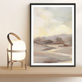 Monochromatic Farm View III Art Print