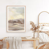 Monochromatic Farm View III Art Print