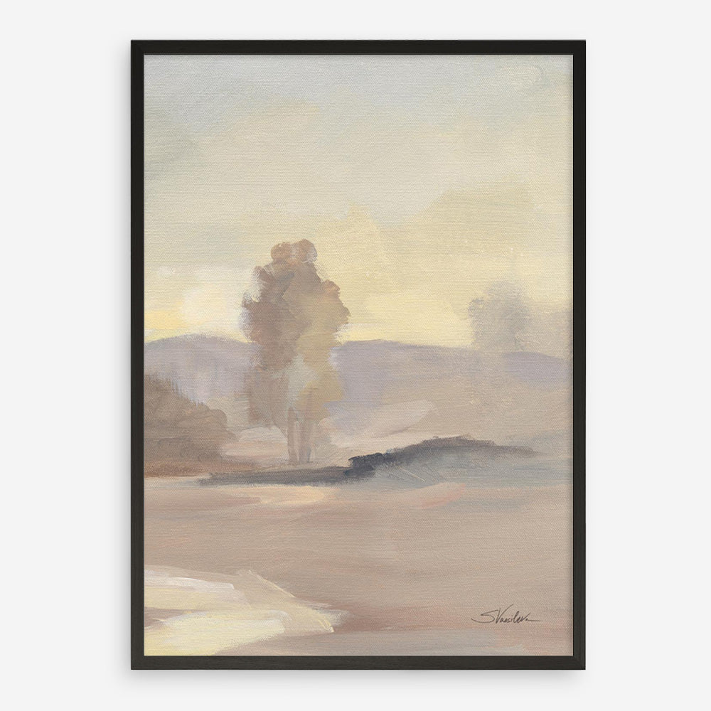Monochromatic Farm View IV Art Print