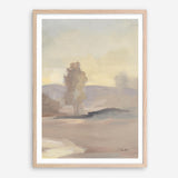 Monochromatic Farm View IV Art Print