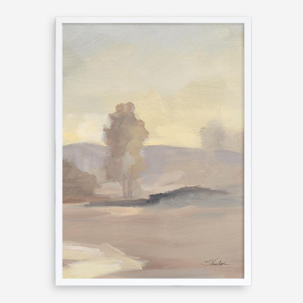 Monochromatic Farm View IV Art Print