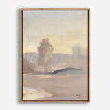 Monochromatic Farm View IV Canvas Print