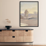 Monochromatic Farm View IV Canvas Print