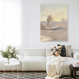 Monochromatic Farm View IV Canvas Print