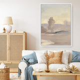 Monochromatic Farm View IV Canvas Print