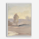 Monochromatic Farm View IV Canvas Print