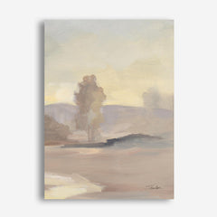 Monochromatic Farm View IV Canvas Wall Art Print