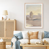 Monochromatic Farm View IV Art Print