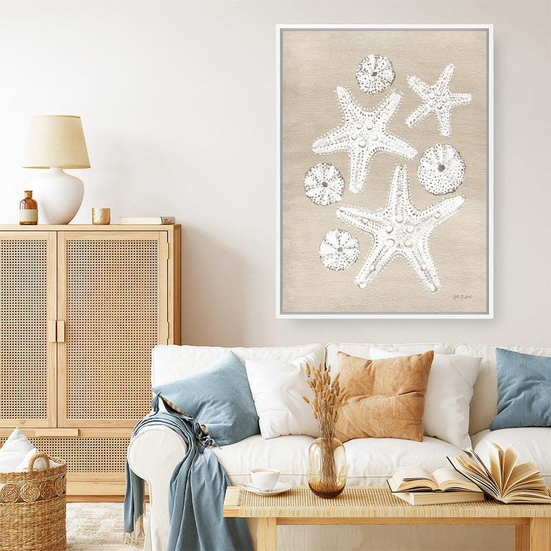 Beach Treasures I Canvas Print