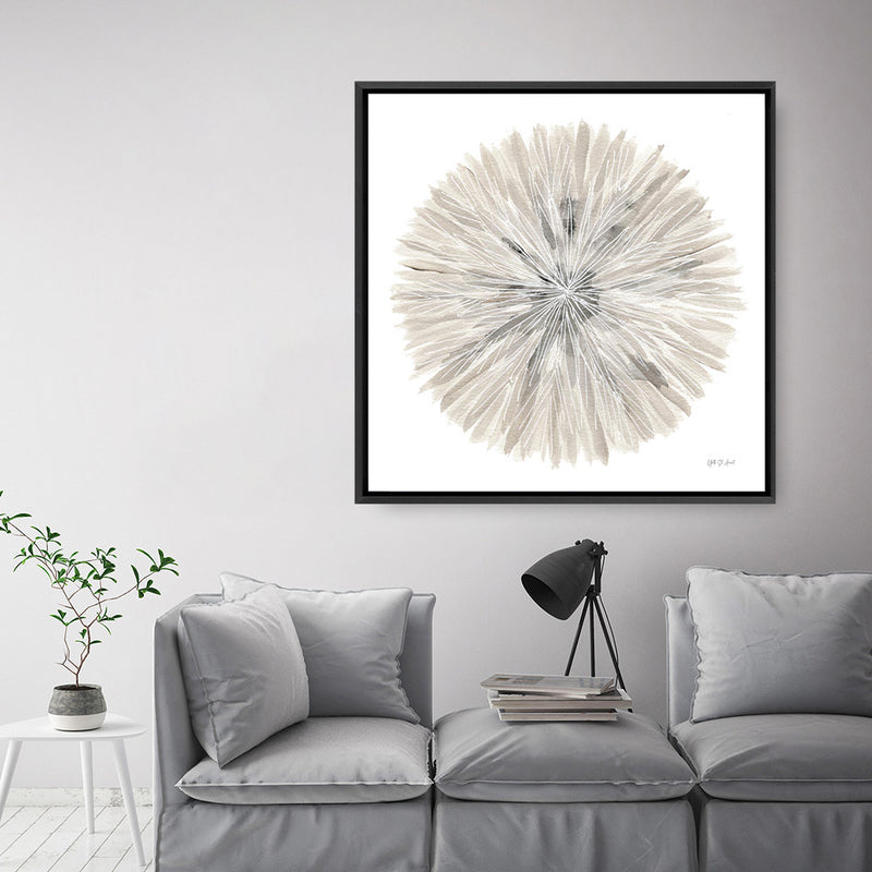 Nature's Pinwheel I (Square) Canvas Print