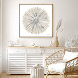 Nature's Pinwheel I (Square) Canvas Print