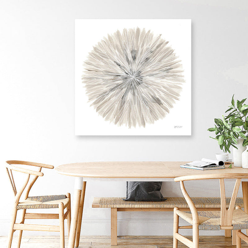Nature's Pinwheel I (Square) Canvas Print