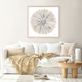 Nature's Pinwheel I (Square) Art Print