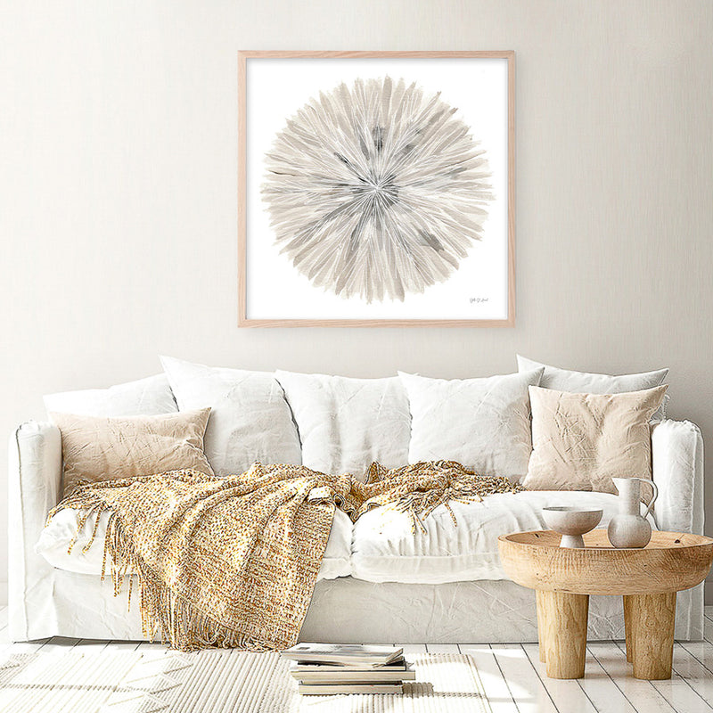 Nature's Pinwheel I (Square) Art Print