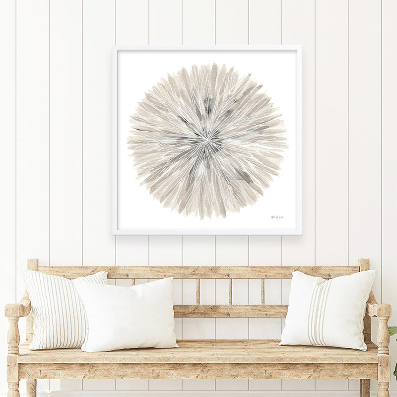Nature's Pinwheel I (Square) Art Print