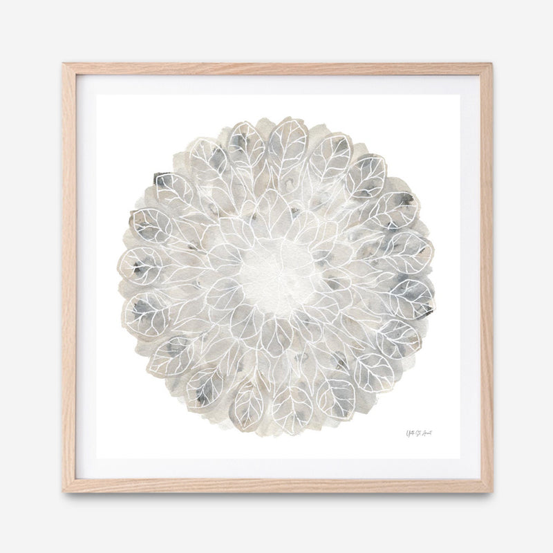 Nature's Pinwheel II (Square) Art Print