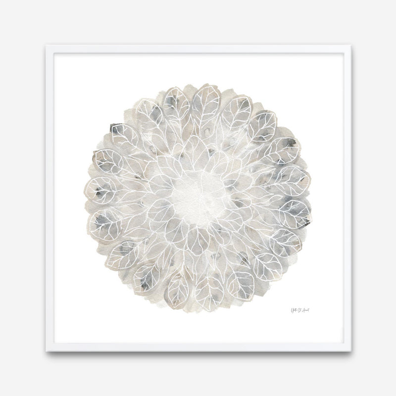 Nature's Pinwheel II (Square) Art Print