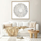 Nature's Pinwheel II (Square) Canvas Print