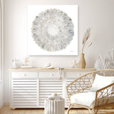 Nature's Pinwheel II (Square) Canvas Print